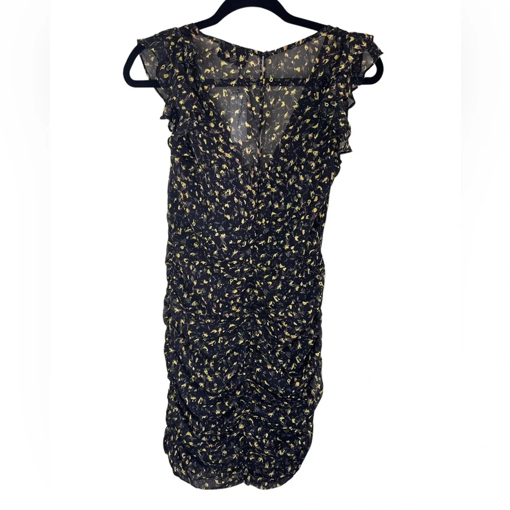 NWT Sugarlips Sherwood Ruched Ruffle dress - Picture 4 of 9